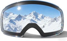 Interchangeable Ski Goggles, Magnetic Lens Snow Goggles, OTG Anti Fog Snowboa...