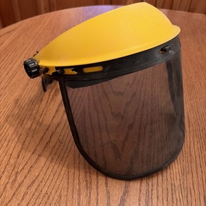 Wire Mesh Chainsaw Face Shield Safety Plastic Metal Adjustable Cutting Workwear