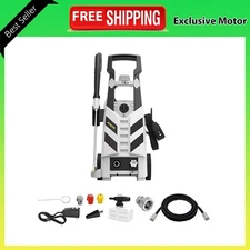 Sun Joe Electric Pressure Washer, Included Foam Cannon and Turbo Nozzle with Acc