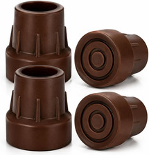 Supregear Rubber Cane Tips 1" 4 X 25Mm , Heavy Duty End Stoppers for Walking Ca