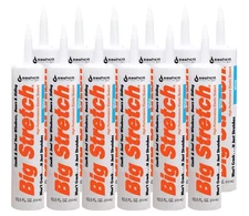 Big Stretch Acrylic Latex High Performance Caulking Sealant, 10.5 Ounce Cartr...