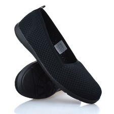 Womens Slip On Memory Foam Pumps Casual Smart Walking Work Trainers Shoes Size