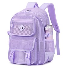 Mesh Backpack, 17in Heavy Duty Net Bookbag Ultra-Lightweight See Through