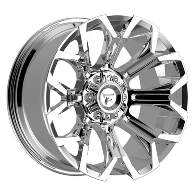 Fittipaldi Off-Road FA21MC Wheels 22x12 (-44, 8x170, 125.2) Silver Rims Set of 4