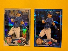 Dalton Varsho 2023 Topps Chrome Prism Refractor #31 + Topps Chrome Sapphire #501