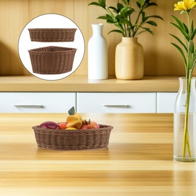  2 Pcs Gebogener Aufbewahrungskorb Dreieckiger Zur Eckaufbewahrung