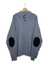 CHAPS RALPH LAUREN Knit Sweater (Lightweight) XXL Cotton Gray