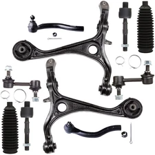 10x Front Lower Sway Bar Control Arm Tie Rod End Kit Fits Honda Accord 2003-2007