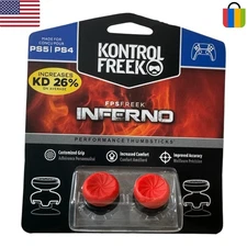 KontrolFreek FPS Thumbsticks for PS4/PS5 – Red Inferno – Ships Fast