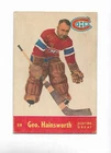 1955-56 Parkhurst:#59 George Hainsworth,Canadiens OTG