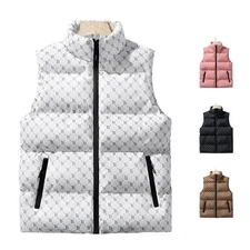 New Men Vest Jacket Warm Sleeveless Jackets Winter Waterproof Zipper Coat Autumn