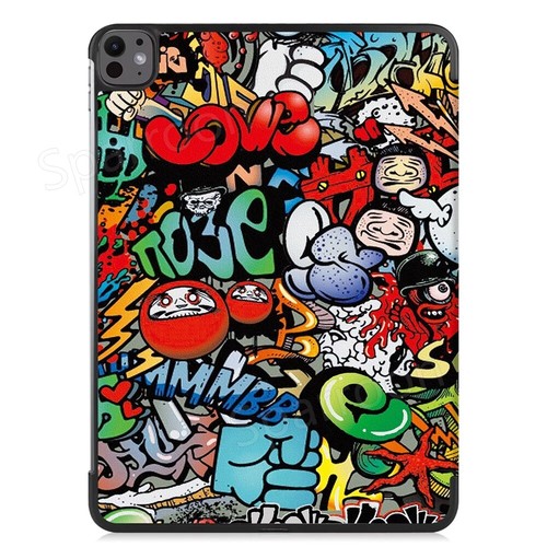 For 2024 iPad Air 11" 13" iPad Pro 11" 13" Slim Leather Stand Smart Case Cover - Picture 58 of 83