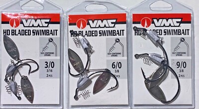VMC HDWWS BNPP HD Willow Weighted Swimbait Hook  Choose FEDEX SHIP READ
