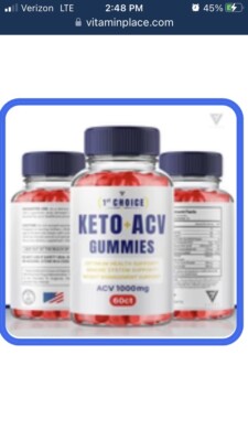 (3 Pack) 1st Choice Keto ACV Gummies- 1st Choice Keto Gummies for Weight Loss