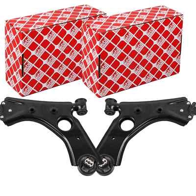 2x FEBI QUERLENKER SATZ VORNE passend für FIAT DOBLO OPEL COMBO LINKS+RECHTS