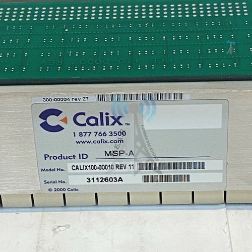 Calix, 100-00010, rev. 11, MODULO PROTN SERVIZIO C7 MET *RH080320 - Foto 2 di 3