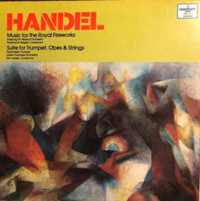 1978 George Handel Royal Fireworks &Trumpet Suite CMS Records SUM5045 33RPM VG