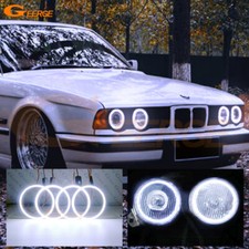 For Bmw 3 5 7 Series E30 E32 E34 Ultra Bright Cob Led Angel Eyes Kit Halo Rings