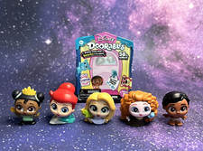 Disney Doorables Series 8- YOUNG PRINCESSES- Lot of 5- Includes Ultra Rare ARIEL