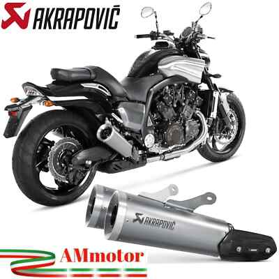 Akrapovic Yamaha V-Max 1700 2015 Exhaust Motorcycle 2 Slip-On