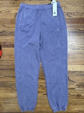 Purple adidas women joggers Pants Size S Small ALL SZN