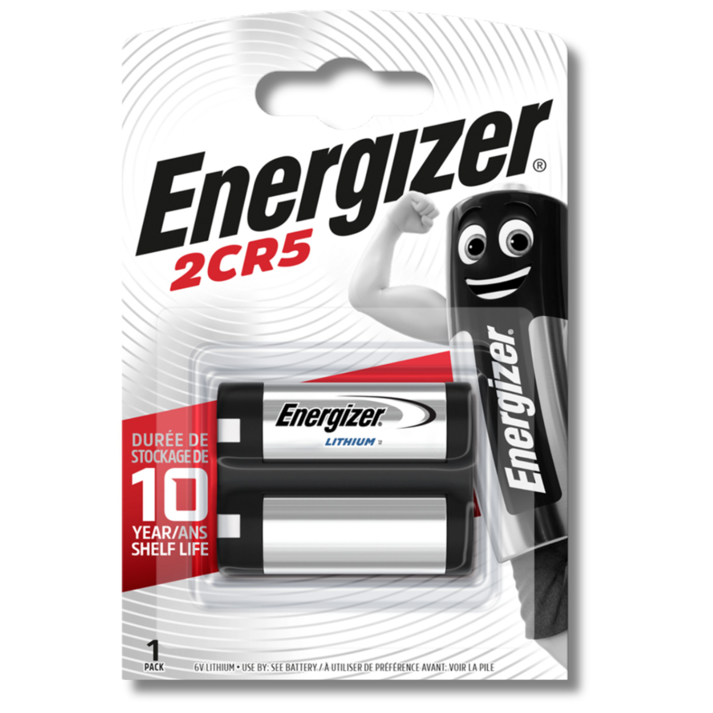 1x Energizer 2CR5 245 Battery Photo Lithium Camera 6V 2R5 DL245 *EXPIRY 12/2034*