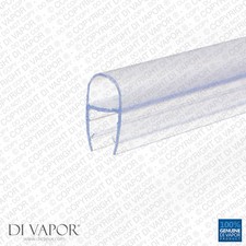 Di Vapor (R) Replacement Shower Screen Seal | 4-6mm/8mm/10mm Glass | 7.8mm  6mm