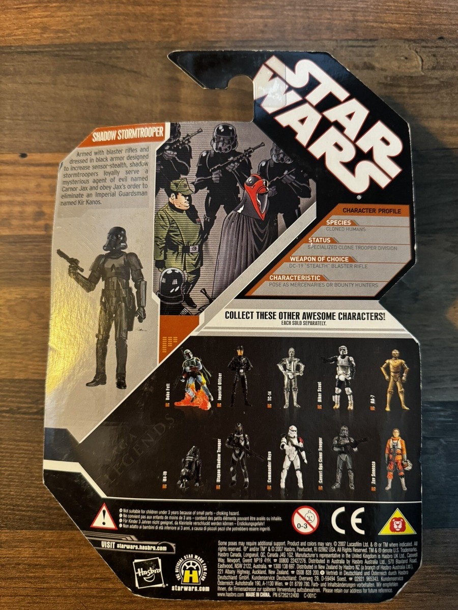 Star Wars 2007 Saga Legends 30th Anniversary Fans Choice Shadow