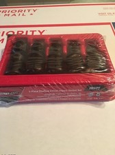 Snap-on 5 Pc 3/8" Drive 6 Point SAE Shallow Impact Swivel Socket Set