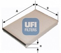 UFI Innenraumfilter Partikelfilter FüR Opel Astra G CC F48_ F08_ Zafira A F75_