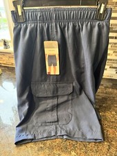 BERKLEY JENSEN Men's Dark Blue Swim  Shorts XL W/ Pockets Net Lining NWT
