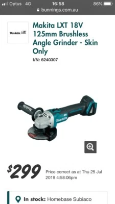 New Brushless Cordless Grinder Power Tools Gumtree Australia