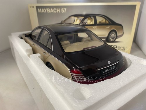 AUTOART 1/18 MAYBACH 57 SWB 2005 BROWN MET/GOLD ART.76153 - Imagen 3 de 8
