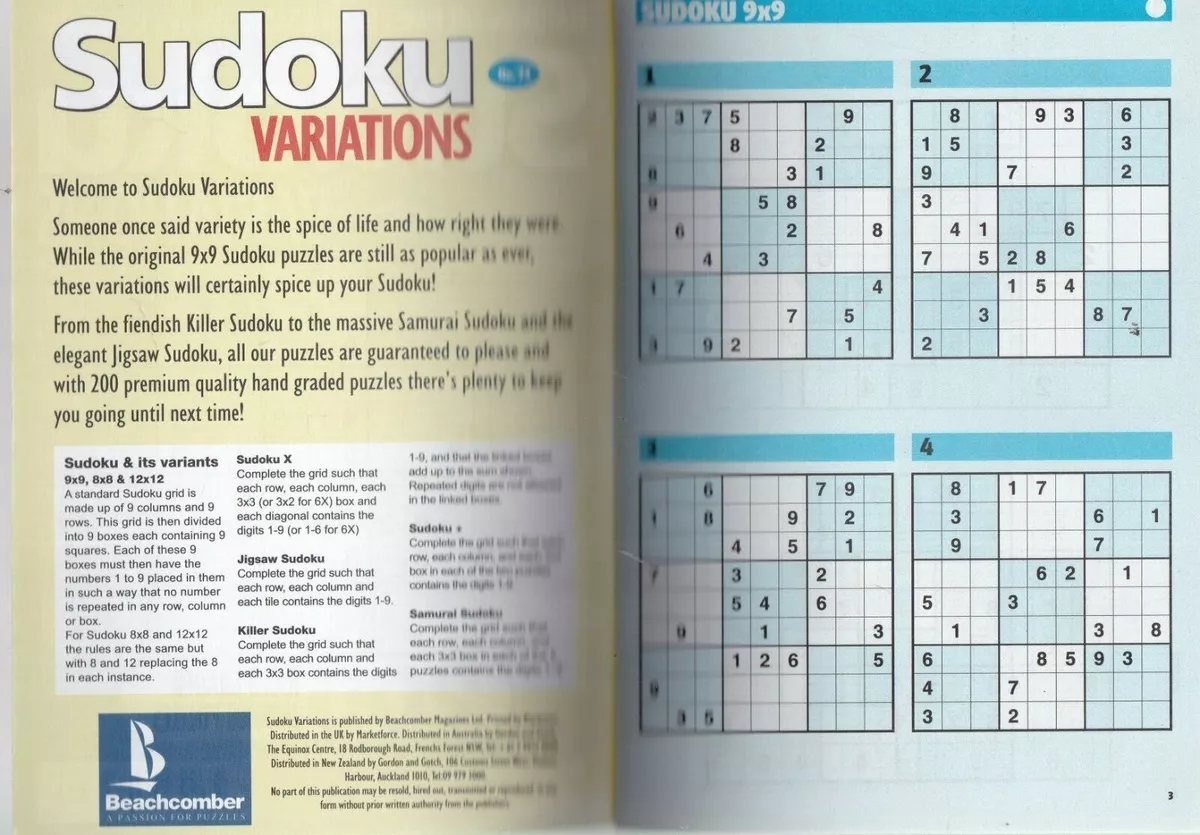 Children's Killer Sudoku Magazine