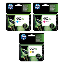 Genuine HP 952XL Black Cyan Magenta Yellow High Yield Ink Cartridges Original