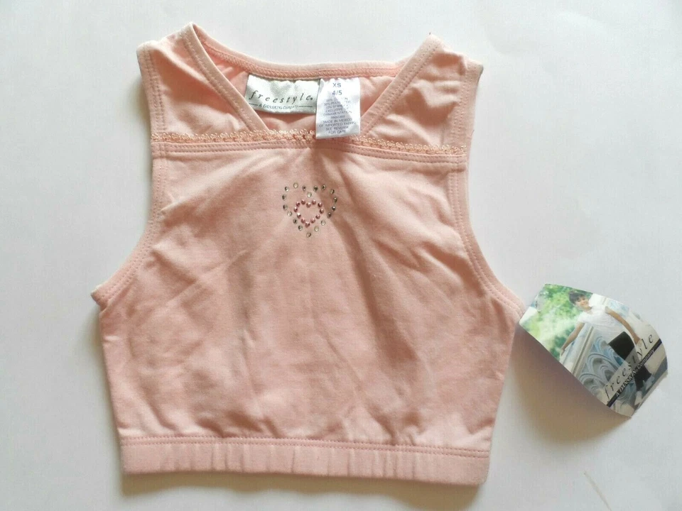 Top corto de gimnasia Freestyle A Danskin Company para niña () Foto 2 de 3