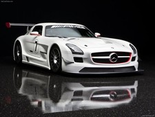 Cars mercedes benz sls amg gt3 e Desk Mat Stitched