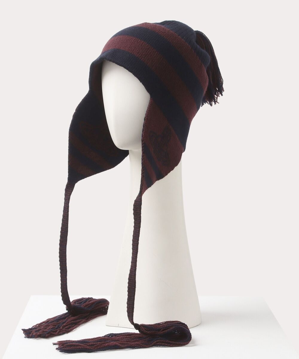 Vivienne Westwood Knitted Hat ORB Watch With Flap Women's Vivienne Westwood Knitted Hat ORB Watch With Flap Women's