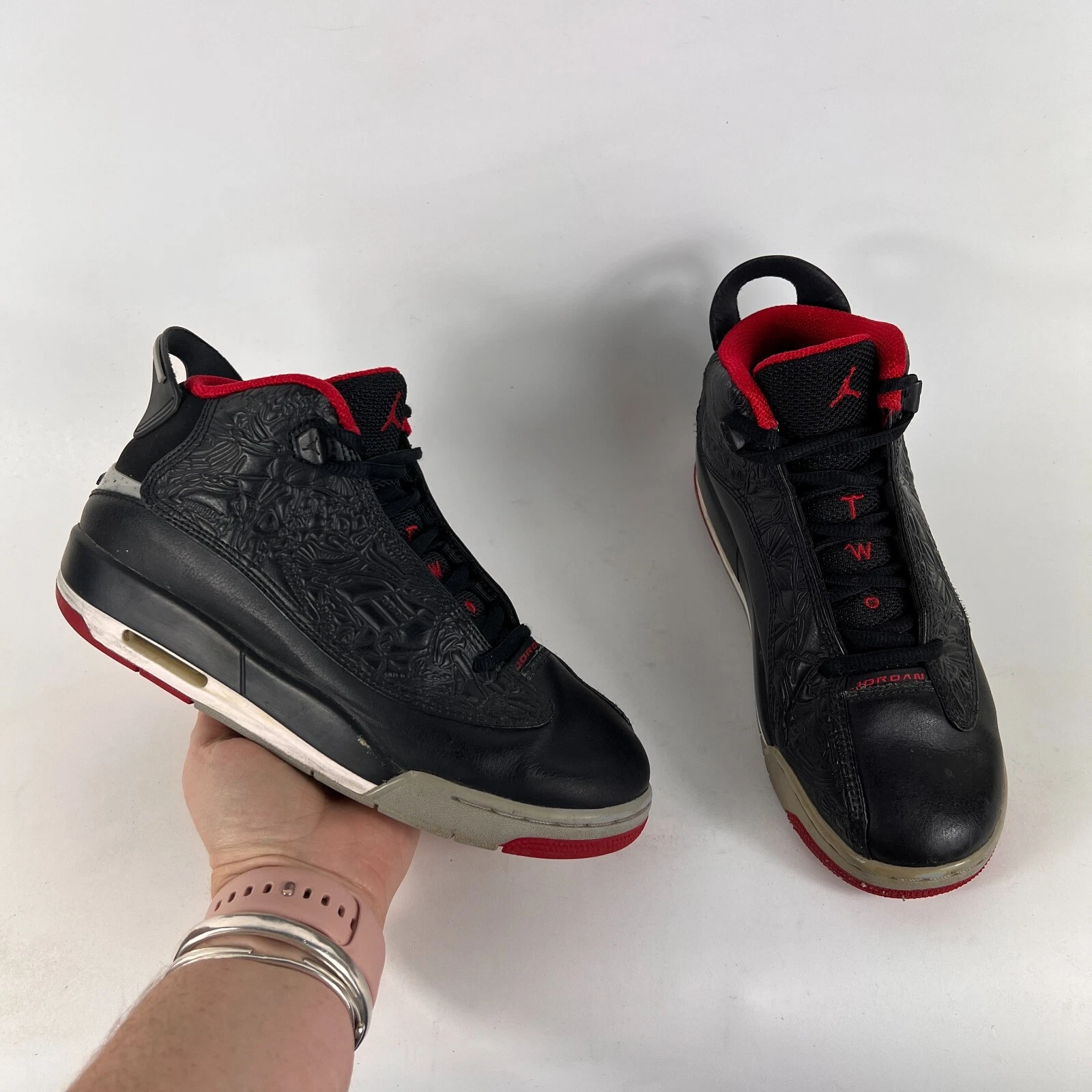 Nike Jordan Dub Zero scarpe sneakers sportive bambino taglia 5 5 Y nero cemento