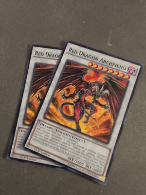 YUGIOH TCG 2X RED DRAGON ARCHFIEND HSRD-EN023 COMMON 1ST EDITION NM | eBay