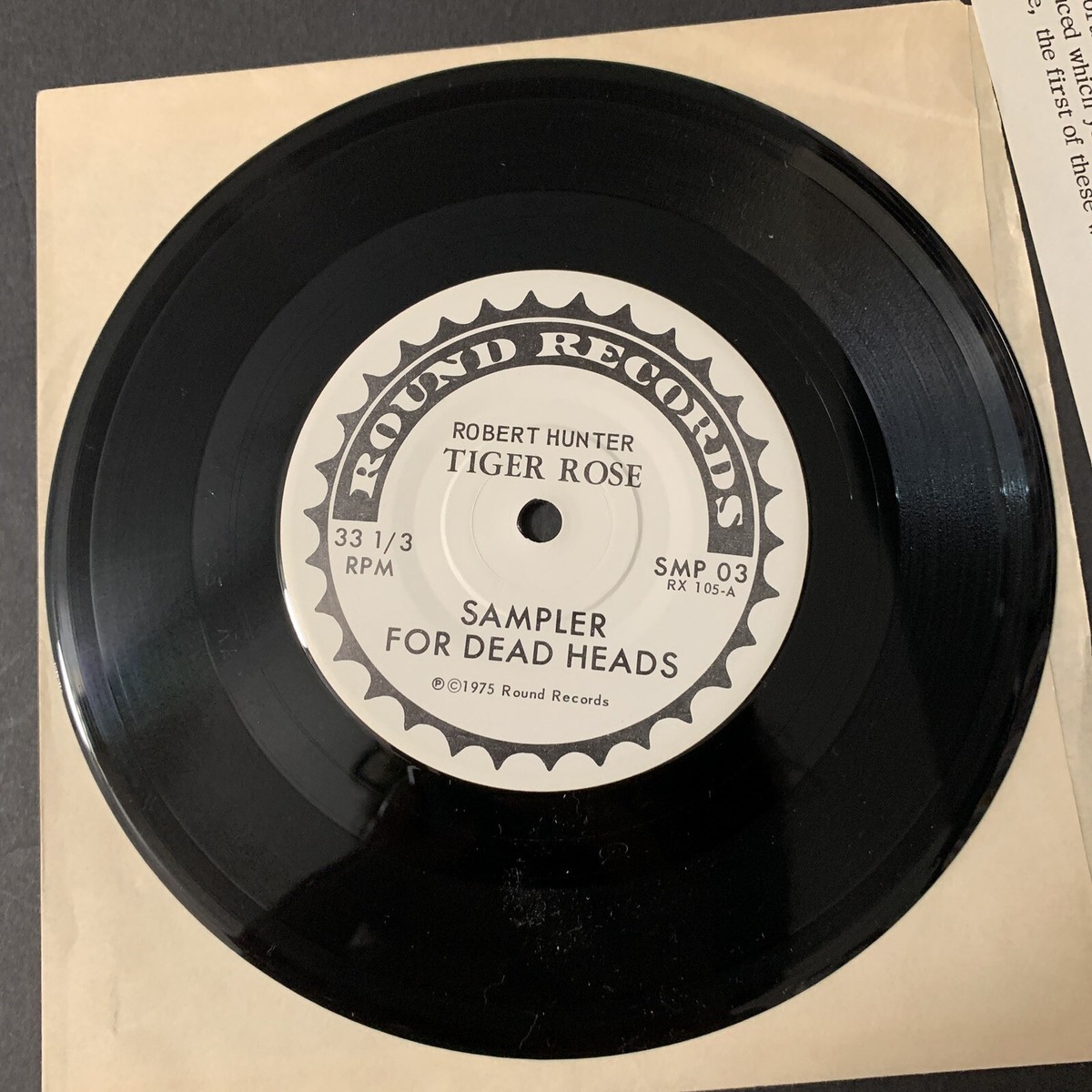 The Grateful Dead RARE Round Records 2x 7