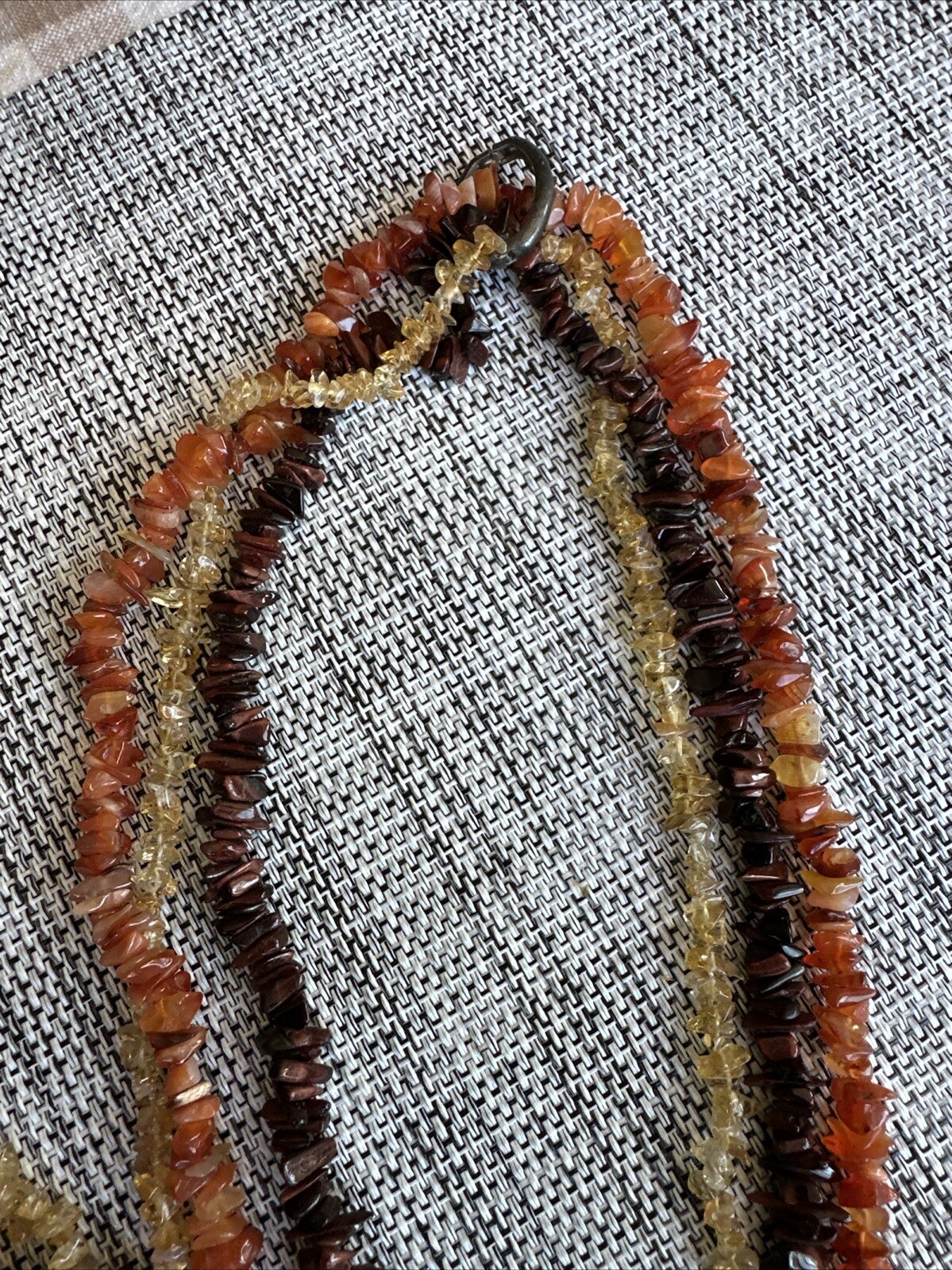 three  Strand GemStone necklace - image 8