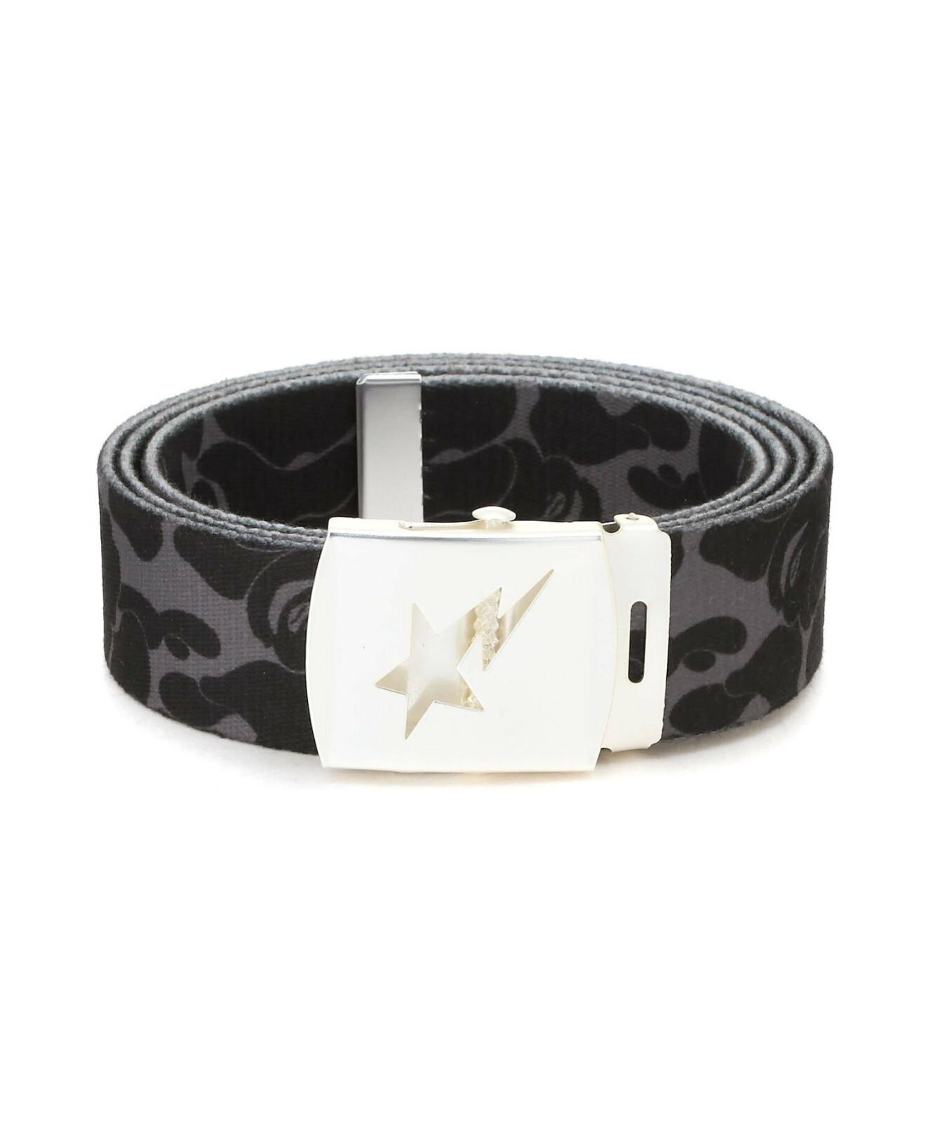 Authentic a bathing ape bape abc camo GI belt black new