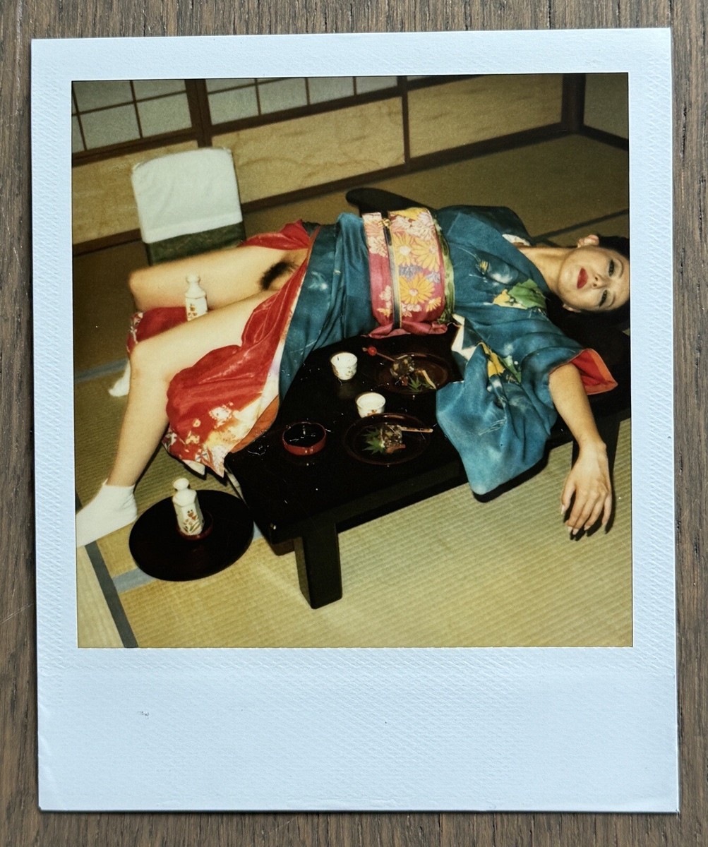 RARE SIGNED! Nobuyoshi Araki - Hitomi KOBAYASHI, Original Polaroid