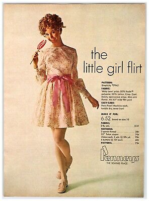 Vintage advertising print ad FASHION Purr-sonally I just adore PEDS Girl  Cat 66