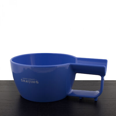 West Coast Shaving Unbreakable Lather Bowl, Blue Multi-color