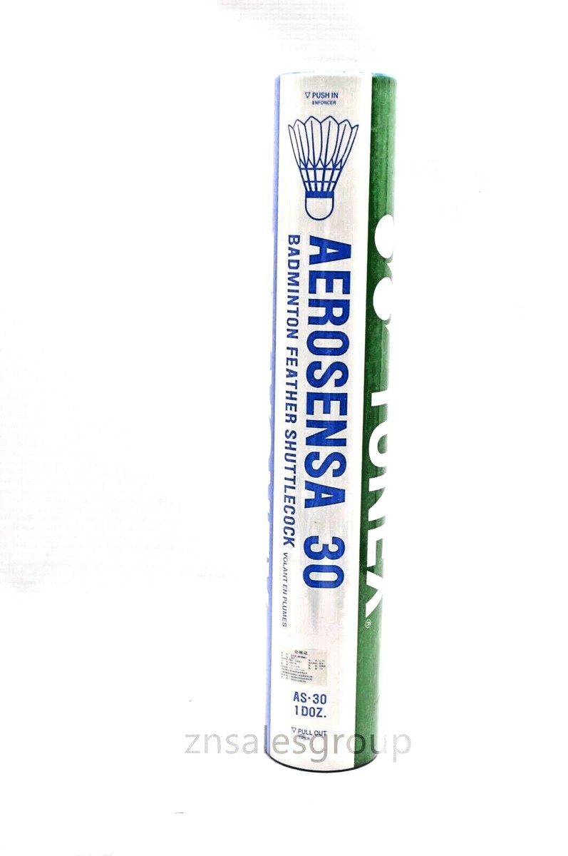Genuine Yonex Aerosensa Badminton Feather Shuttlecock 1 Tube
