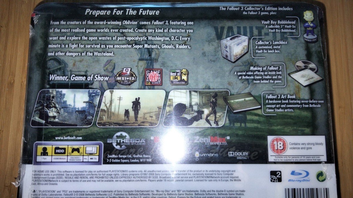Fallout 3 collector’s édition (Gebraucht) in Arnex-sur-Orbe für CHF 120