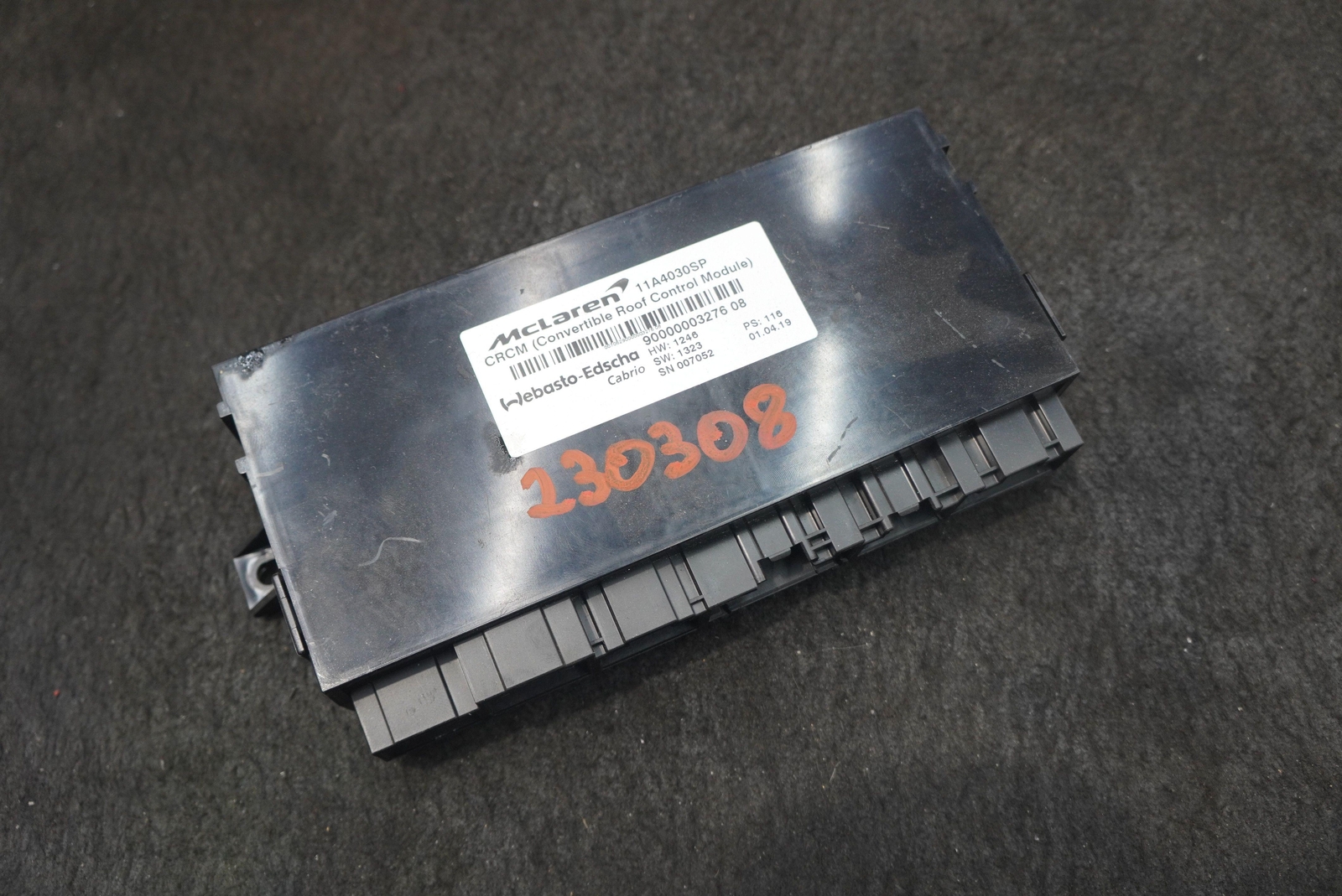 Convertible Roof Top Computer Control Module ECU 11A4030SP OEM McLaren 570S 2019