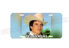 EL PELAVACAS CHALINO SANCHEZ PLACA DE ALUMINIO IMPRESA PARA VEICULO * 